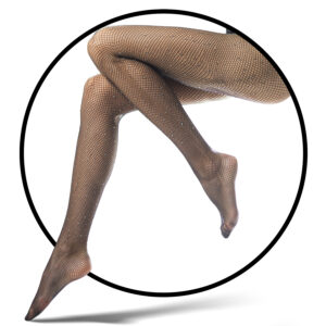 Black Fishnet Rhinestones Pantyhose
