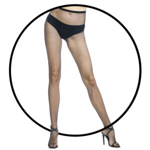 Black Small Net High Waist Fishnet Tights